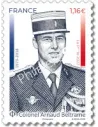 Timbre Colonel Arnaud Beltrame, collection timbre de France