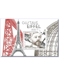 Bloc Gustave Eiffel, collection timbres de France