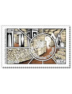 Timbre les catacombes de Paris, collection timbre de France