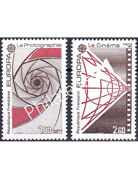 Timbre n° 2270 à 2271, Europa 1983, collection Timbres France