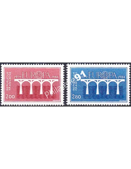 France, n° 2309 à 2310, Europa 1984, Collection timbres France