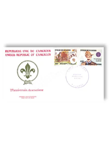 Cameroun, n° 700 et 701 sur enveloppe 1er Jour, timbres thématiques