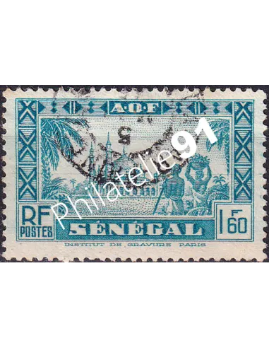 SÉNÉGAL, n° 167 oblitéré, timbres Colonies Françaises