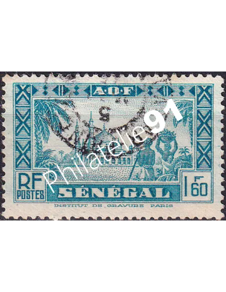 SÉNÉGAL, n° 167 oblitéré, timbres Colonies Françaises