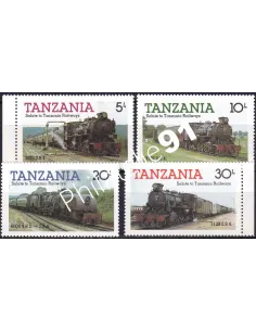 Tanzanie, n° 263 à 266, collection timbres thématiques