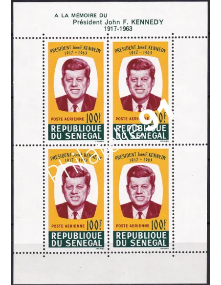 Sénégal, Bloc-Feuillet n° 2, timbres thématiques