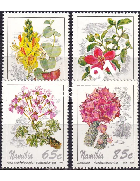 Namibie, n° 728 à 731, collection timbres thématiques