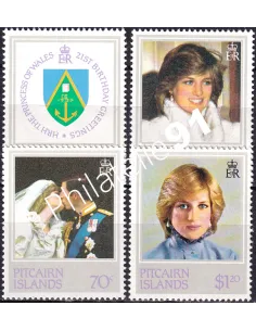 Pitcairn, n° 211 à 214, collection timbre Océanie