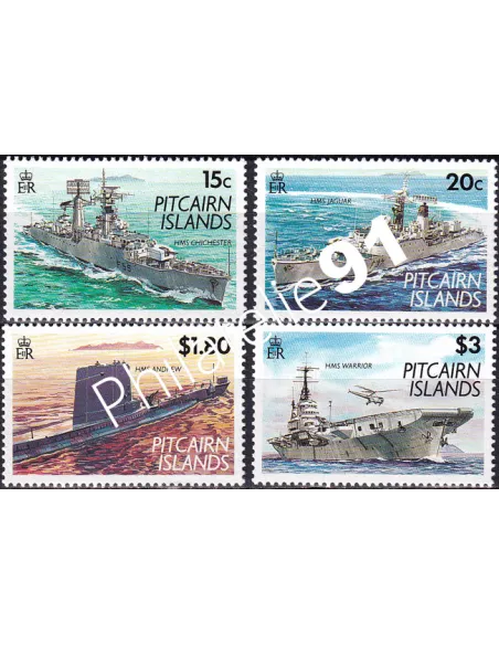 Pitcairn, n° 397 à 400, collection timbre Océanie