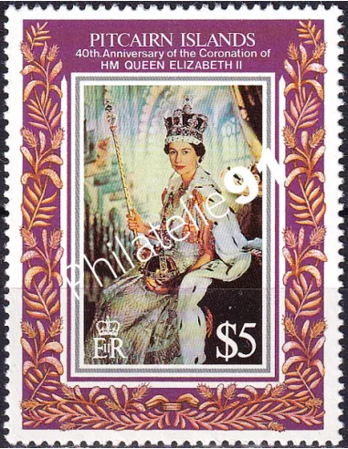 Pitcairn, n° 401, collection timbre Océanie