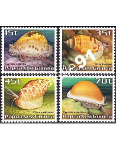 Papouasie-Nouvelle-Guinée, n° 511 à 514, collection timbre Océanie