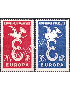France, n° 1173 à 1174, collection timbres Europa