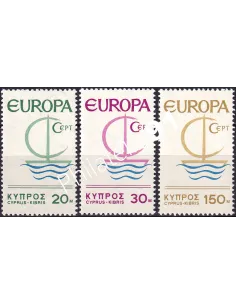CHYPRE, n° 262 à 264, Europa 1966, collection timbres Europe
