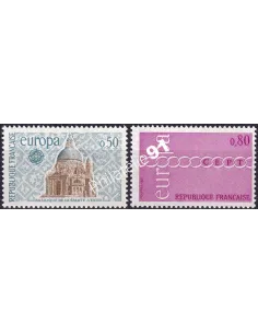 France, n° 1676 à 1677, collection timbres Europa