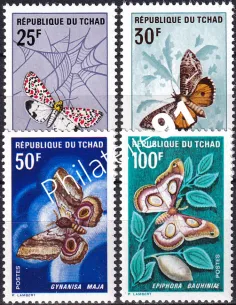 Tchad, n° 157 à 160, collection timbres thématiques