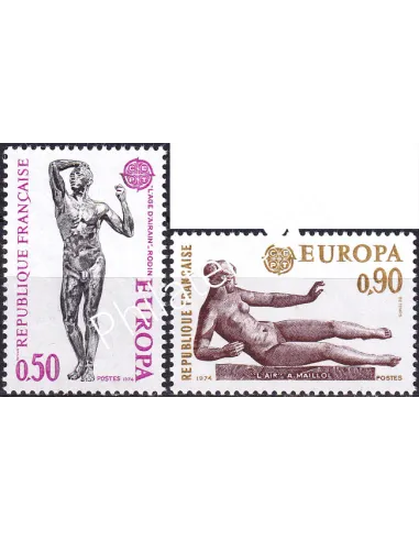 France, n° 1789 à 1790, collection timbres Europa