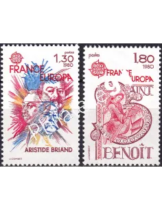 France, n° 2085 à 2086, collection timbres Europa