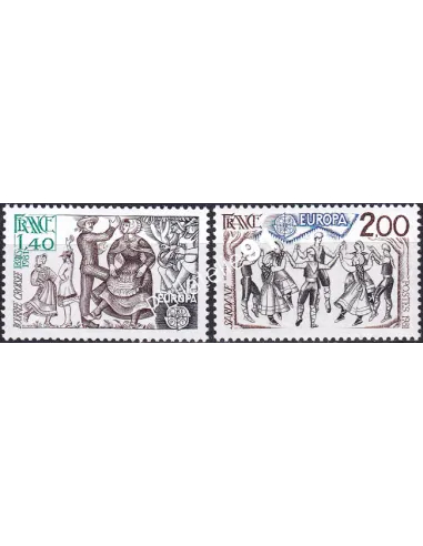 France, n° 2138 à 2139, collection timbres Europa