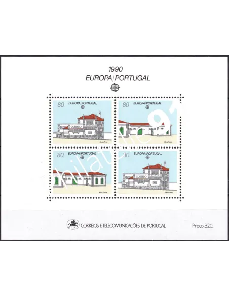 Portugal, BF n° 72, Europa 1990, collection timbres d'Europa