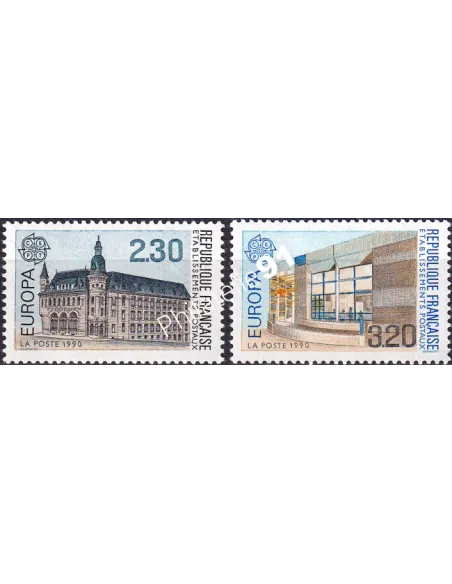 France, n° 2642 à 2643, collection timbres Europa