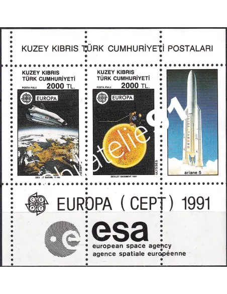 Chypre Turc, Bloc n° 9, collection timbres Europe