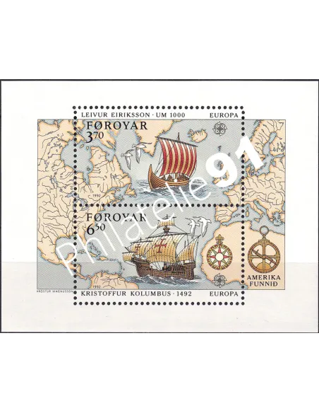 Timbre de Féroé, BF n° 5, collection timbres Europe