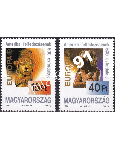 Hongrie, n° 3370 à 3371, collection timbres Europe