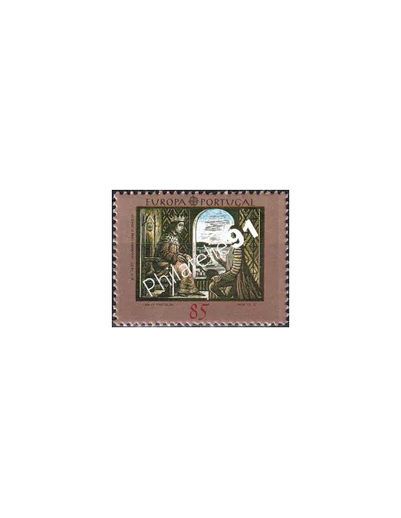 Timbre du Portugal n° 1911, Europa 1992, collection timbre Europe