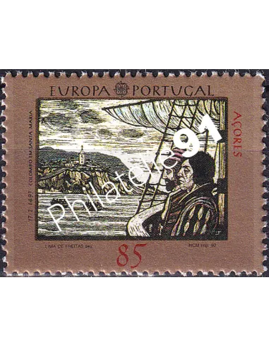 AÇORES, n° 415, collection timbre Europe