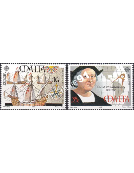 MALTE, n° 864 à 865, collection timbres Europe