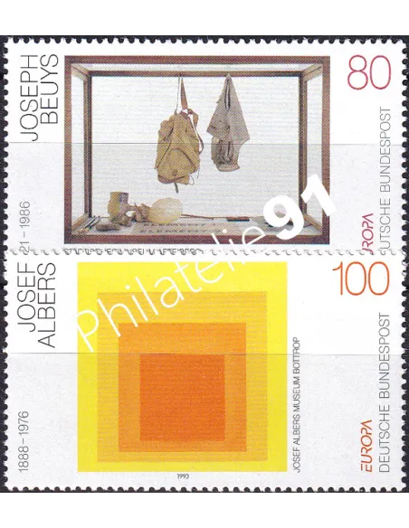 Allemagne, n° 1504 à 1505, collection timbres Europe