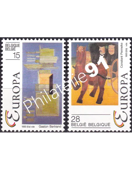 Belgique, n° 2501 à 2502,collection timbres Europe