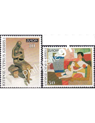 Chypre, n° 804 à 805, collection timbres Europe