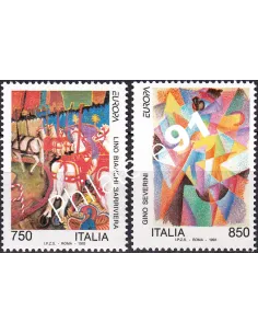 Italie, n° 2011 à 2012, collection timbres Europe
