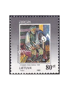 Timbre de Lituanie n° 476, Europa 1993, collection timbres Europe
