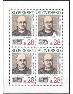 Slovaquie, n° 156 en Feuille, collection timbres Europe