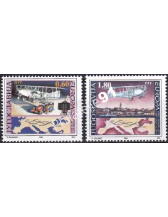 Timbres de Yougoslavie n° 2517 à 2518, collection timbre Europe