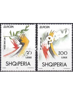 Albanie, n° 2327 à 2328, timbres Europe