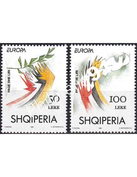 Albanie, n° 2327 à 2328, timbres Europe