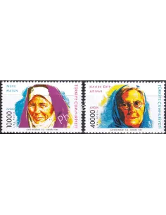 Timbres de Turquie n° 2818 à 2819, collection timbre Europe