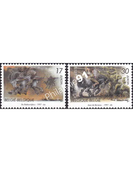 Timbres de Belgique n° 2694 à 2695, collection timbres Europe