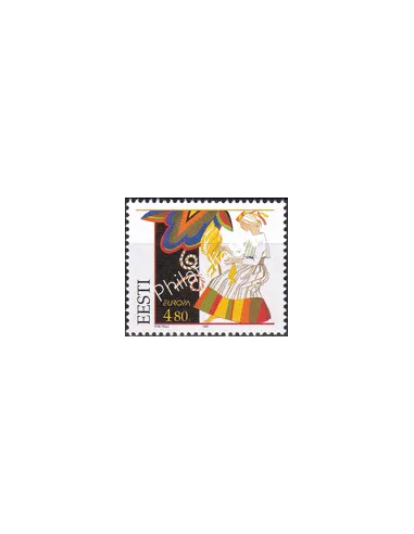 Timbre d'Estonie, n° 295, collection timbres Europe