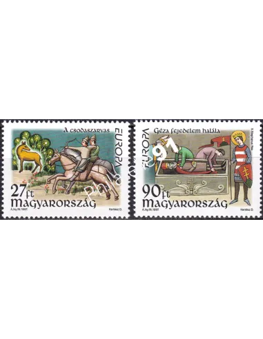 Hongrie, n° 3587 à 3588, collection timbres Europe