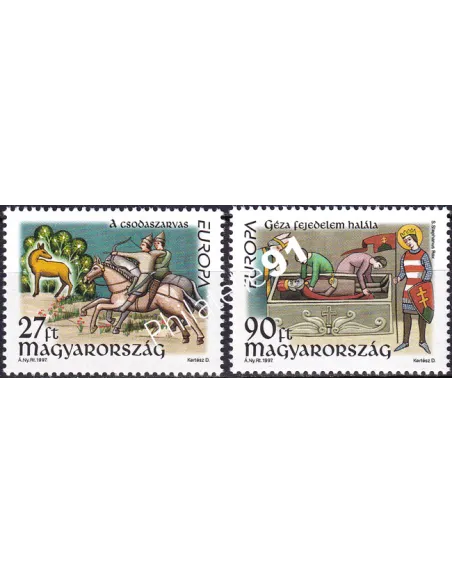 Hongrie, n° 3587 à 3588, collection timbres Europe