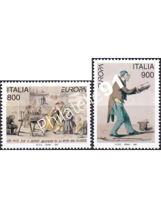 Timbre d'Italie n° 2225 à 2226, collection timbres Europe