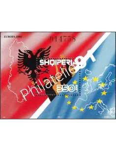 Albanie, BF n° 125, timbres Europa