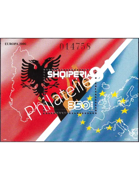 Albanie, BF n° 125, timbres Europa
