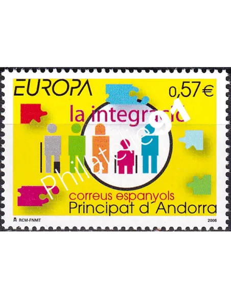 Andorre espagnol, n° 323, collection timbres Europe