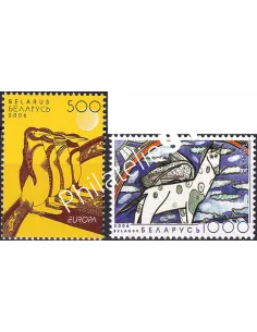 Timbres de Biélorussie n° 550 à 551, collection timbres Europa