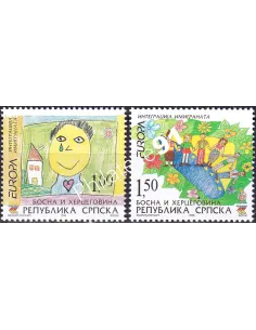 Rép. Serbe de Bosnie, n° 343 à 344, collection timbres Europe
